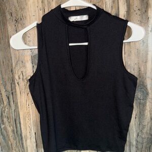 Black Sleeveless Top